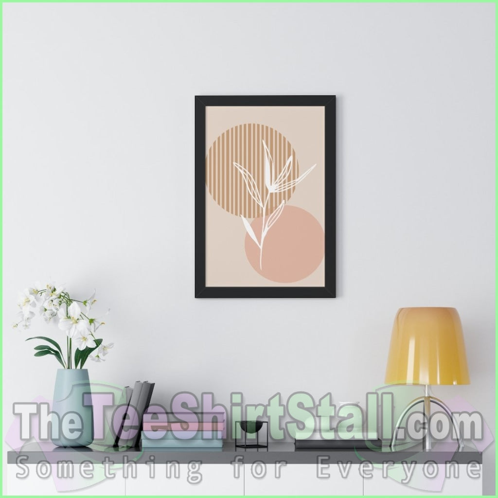 Boho Wall Art 2.7 Framed Vertical Poster 16 × 24 / Black