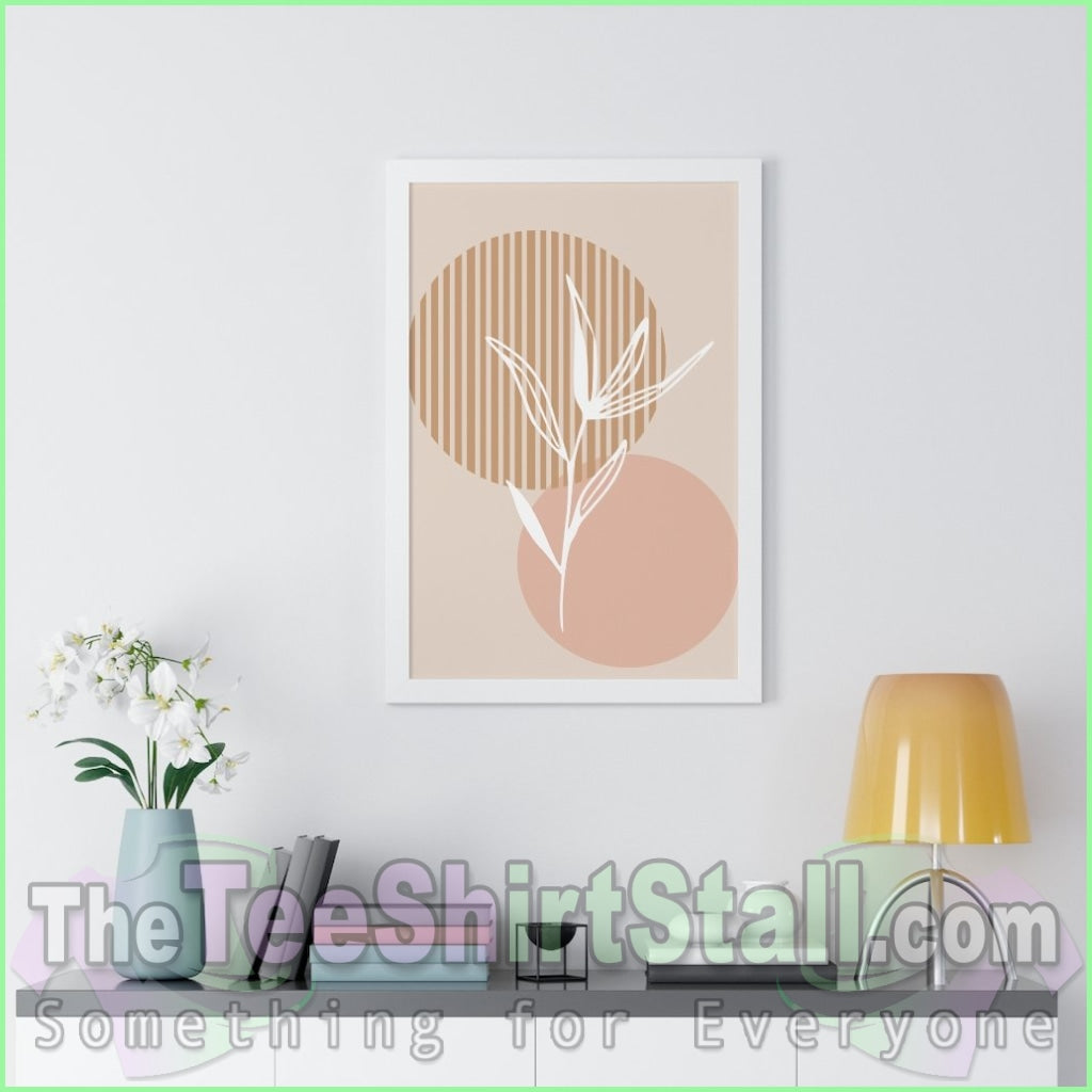 Boho Wall Art 2.7 Framed Vertical Poster