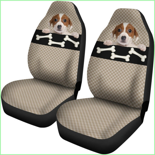 Bone & Puppy Car Seat Cover