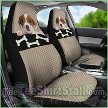 Load image into Gallery viewer, Bone &amp; Puppy Car Seat Cover
