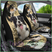 Load image into Gallery viewer, Border Collie Car Seat Covers (Set Of 2)
