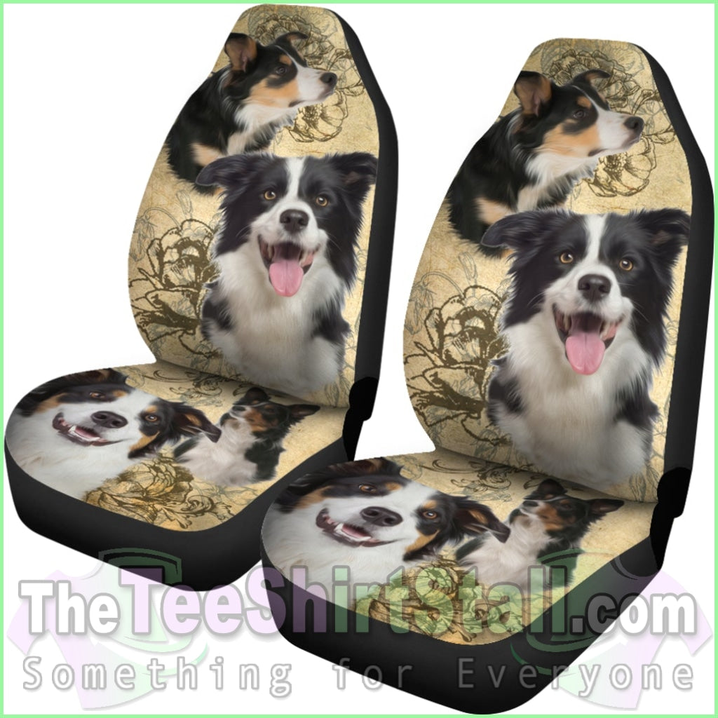 Border Collie Car Seat Covers (Set Of 2)