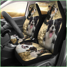 Load image into Gallery viewer, Border Collie Car Seat Covers (Set Of 2)
