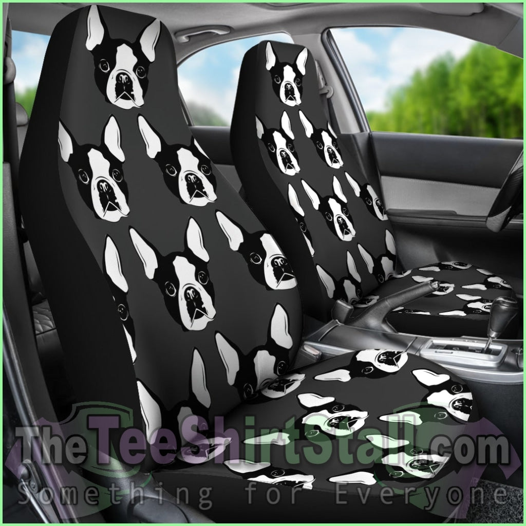 Boston Terrier Car Seat Covers