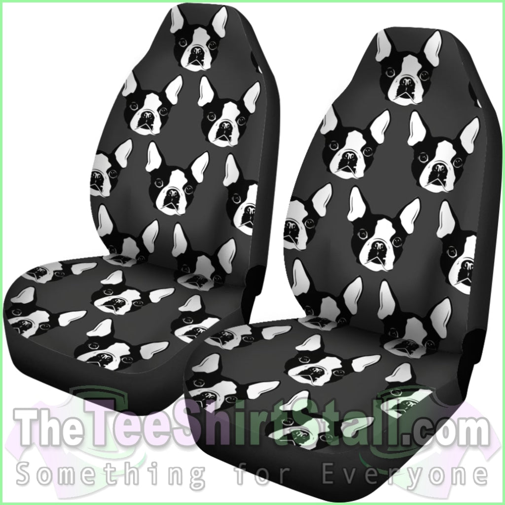 Boston Terrier Car Seat Covers