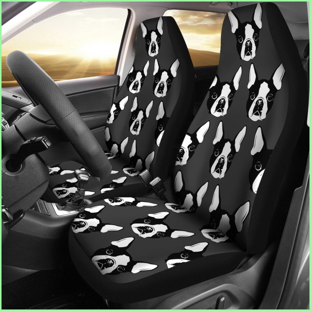 Boston Terrier Car Seat Covers