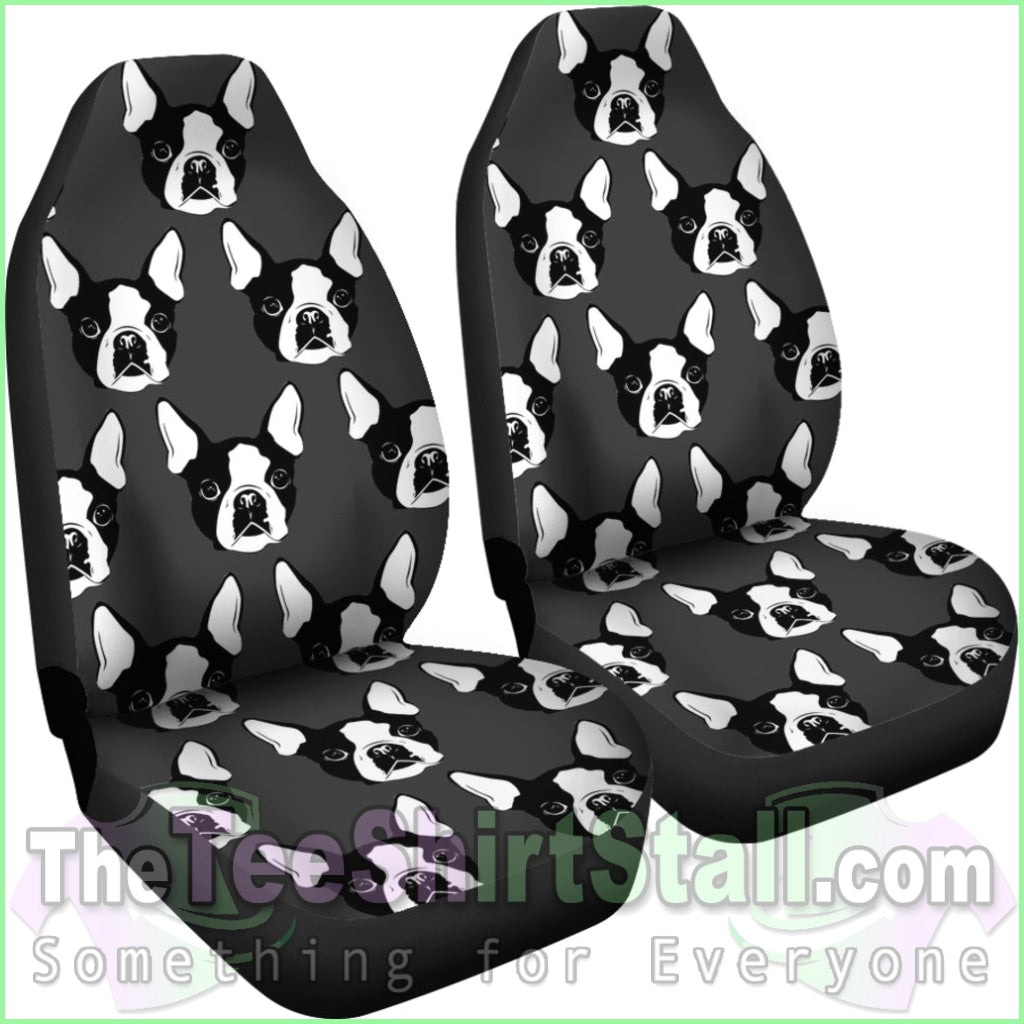 Boston Terrier Car Seat Covers