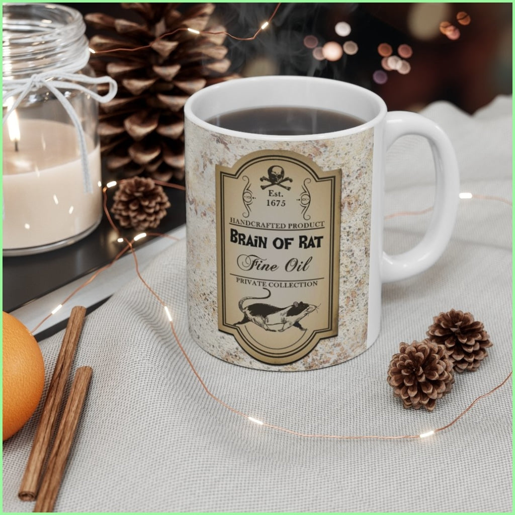 Brain Of Bat Apothecary Potion Ceramic Mug 11Oz