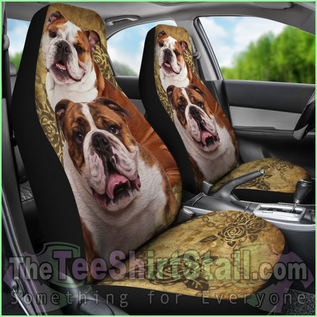 Bulldog Car Seat Covers (Set Of 2)