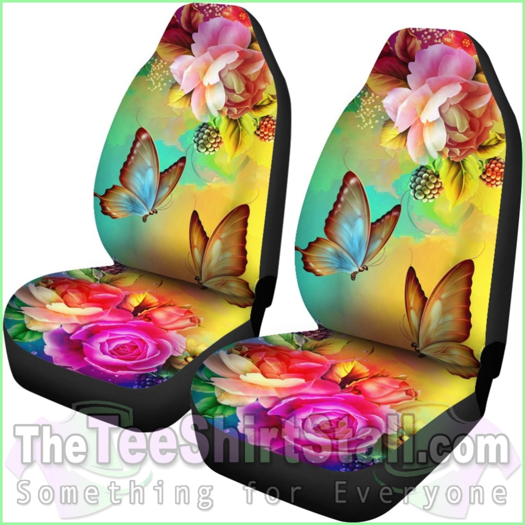 Butterflowers Car Seat Covers