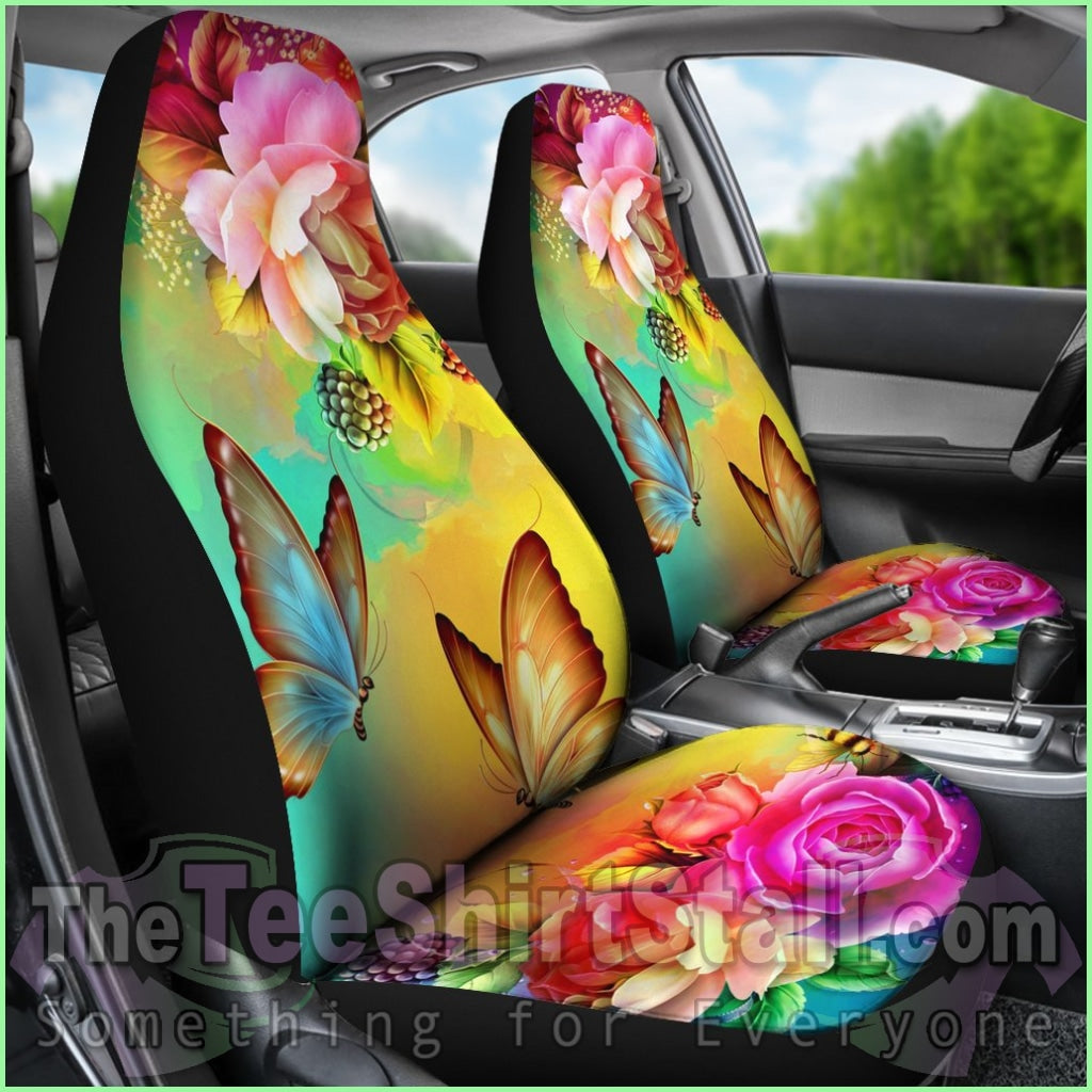 Butterflowers Car Seat Covers