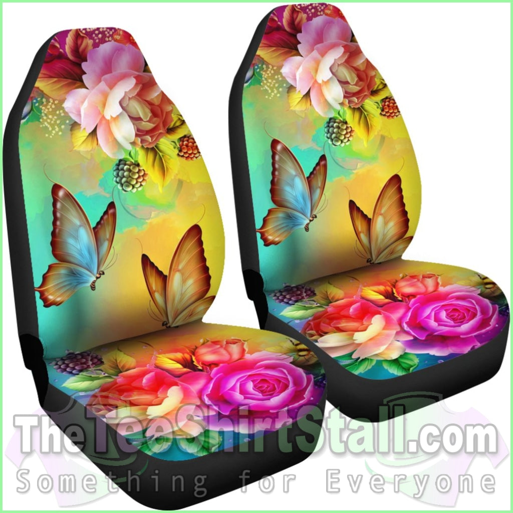 Butterflowers Car Seat Covers