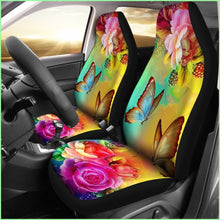 Load image into Gallery viewer, Butterflowers Car Seat Covers - / Universal Fit
