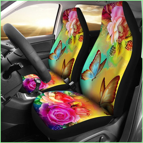 Butterflowers Car Seat Covers - / Universal Fit