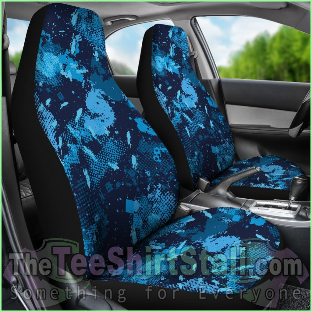 Camo Car Seat Covers Blue