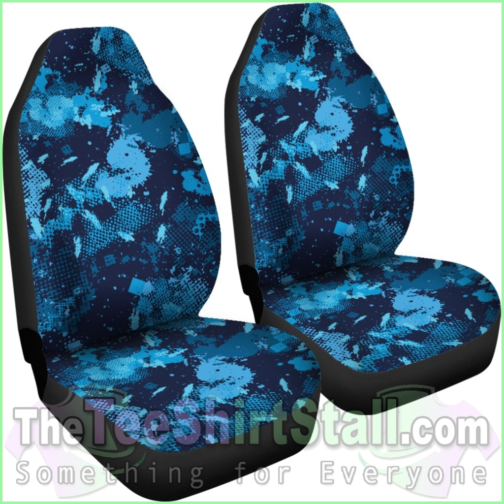 Camo Car Seat Covers Blue