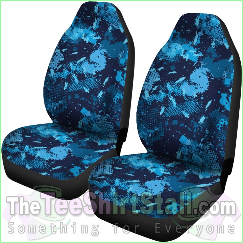 Camo Car Seat Covers Blue