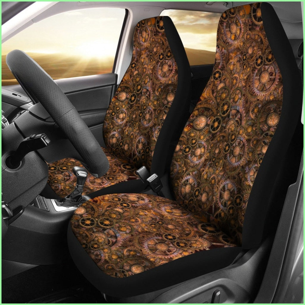 Car Seat Covers - Steampunk