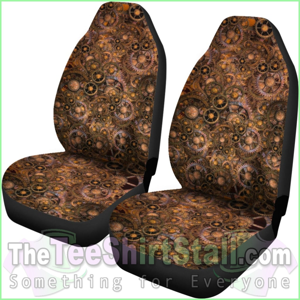 Car Seat Covers - Steampunk