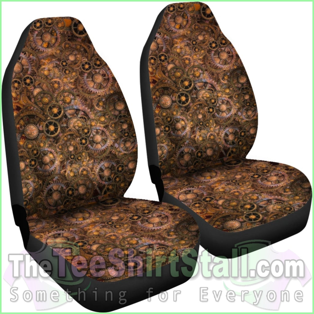 Car Seat Covers - Steampunk