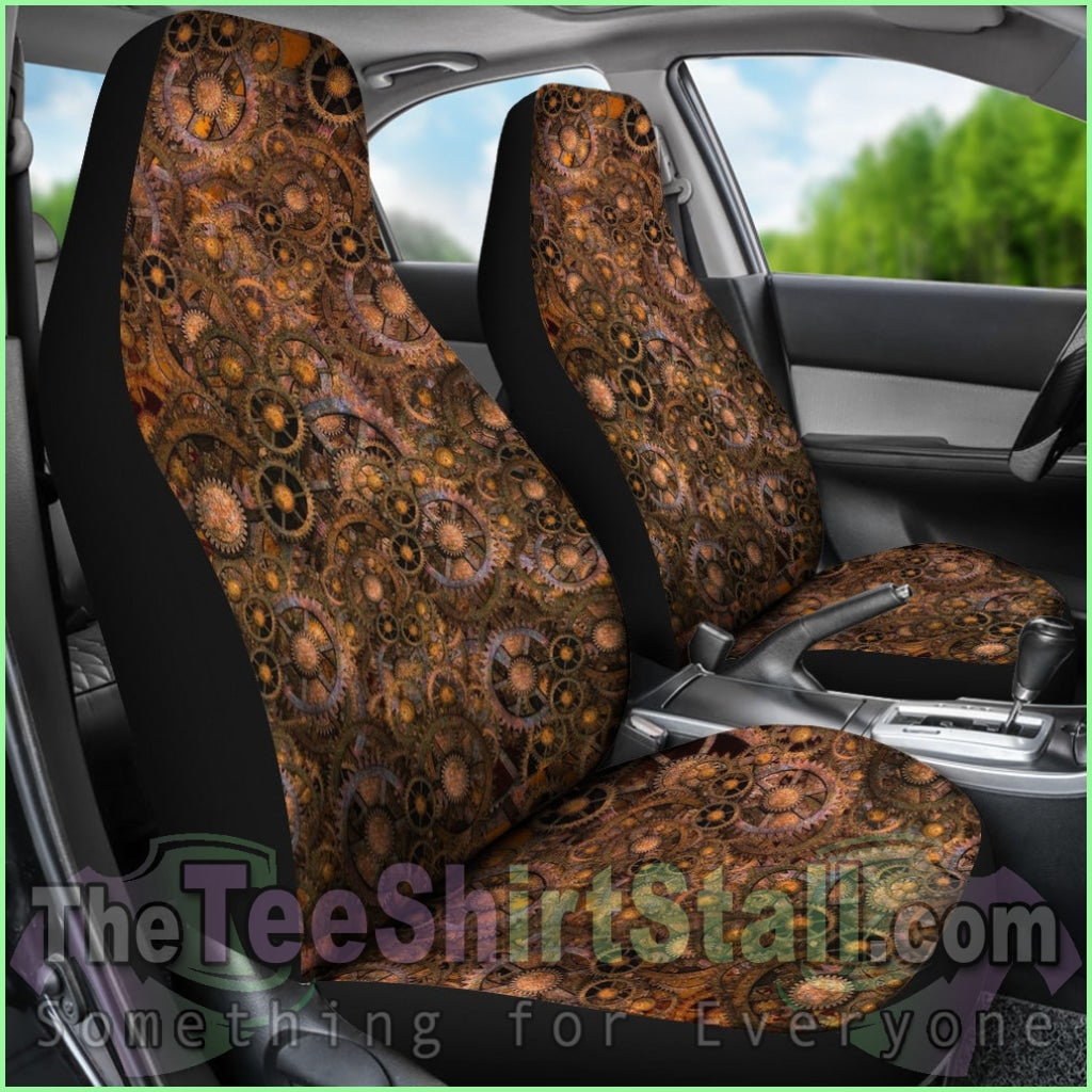 Car Seat Covers - Steampunk