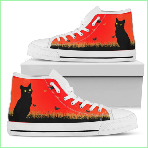 Cat Women High Top Shoes