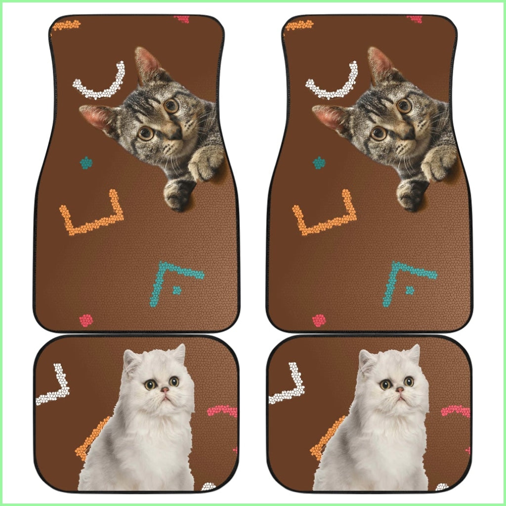 Cats Eyes Wide Open Car Floor Mat