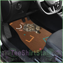 Load image into Gallery viewer, Cats Eyes Wide Open Car Floor Mat
