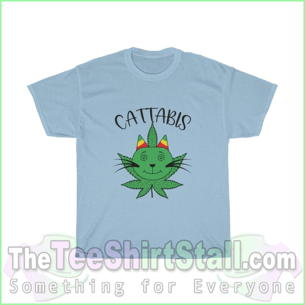 Cattabis Tee S / Light Blue T-Shirt