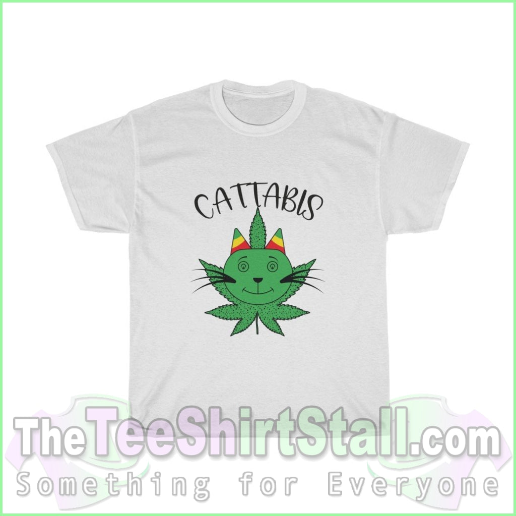 Cattabis Tee S / White T-Shirt