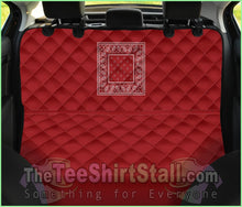 Load image into Gallery viewer, Classic Red Bandana Car Pet Seat Cover
