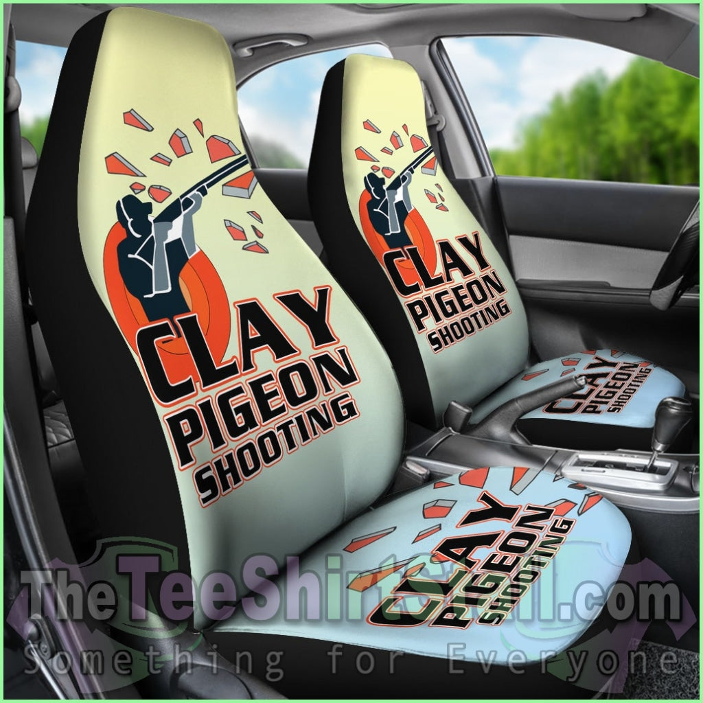 Clay Pigeon Car Seat Covers