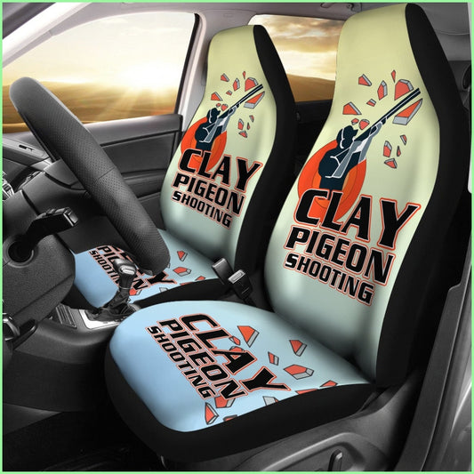 Clay Pigeon Car Seat Covers