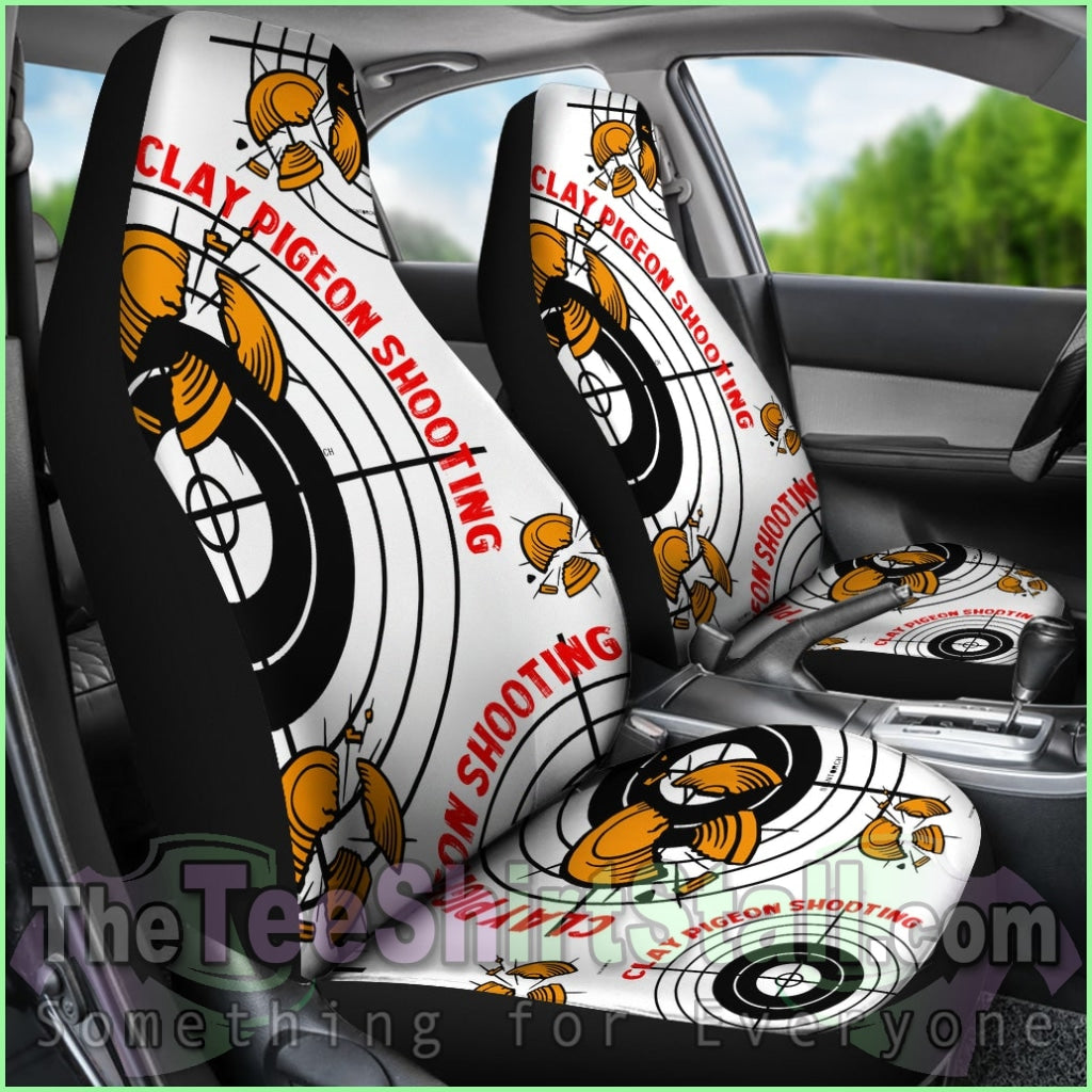 Clay Pigeon Shooting Car Seat Covers