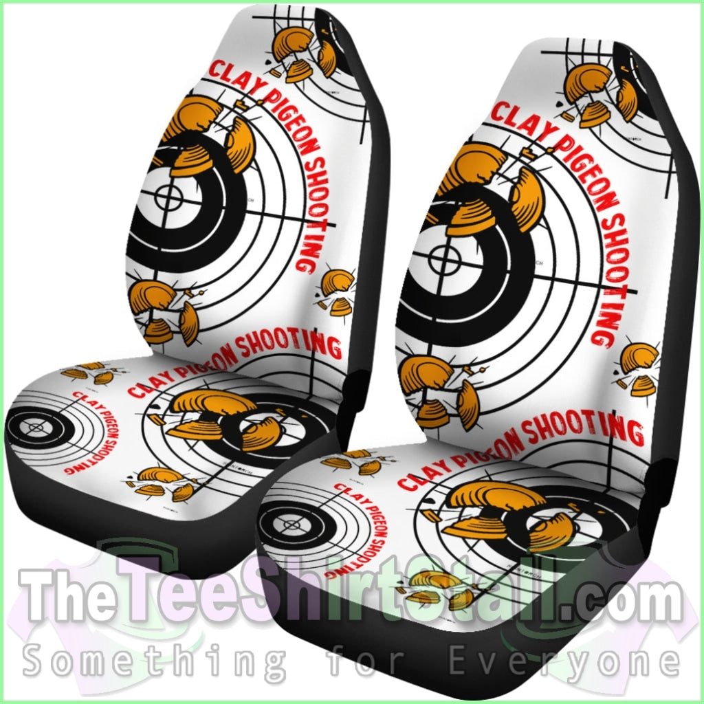 Clay Pigeon Shooting Car Seat Covers