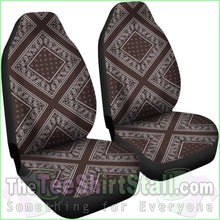 Load image into Gallery viewer, Coffee Brown Car Seat Covers - Diamond
