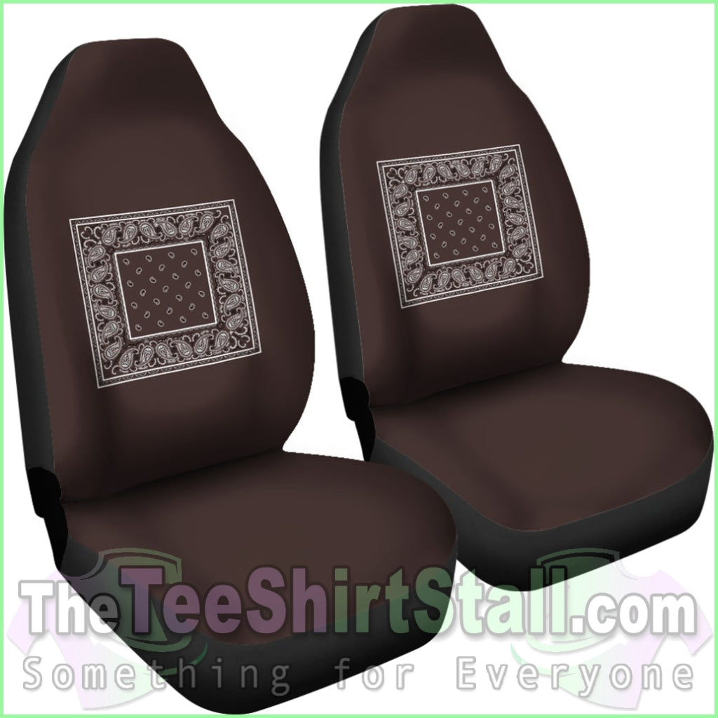 Coffee Brown Car Seat Covers - Minimal