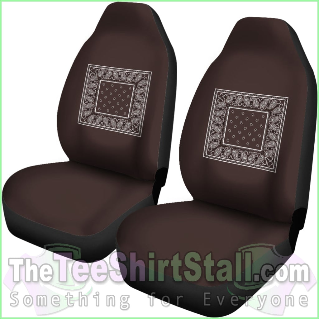 Coffee Brown Car Seat Covers - Minimal