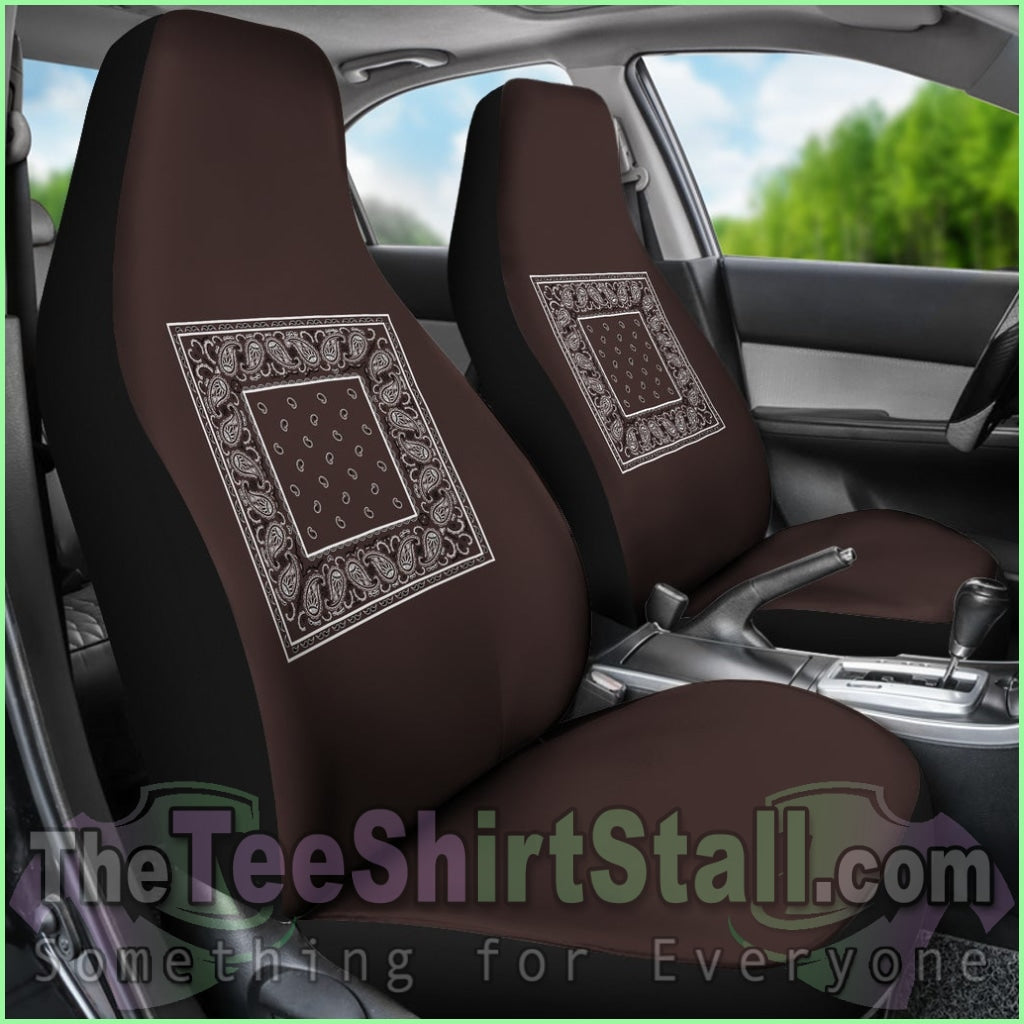 Coffee Brown Car Seat Covers - Minimal