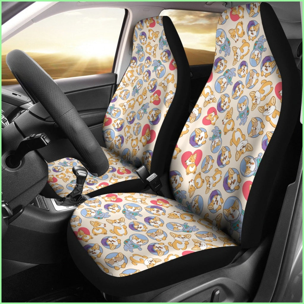 Corgi Pet Car Seat Cover
