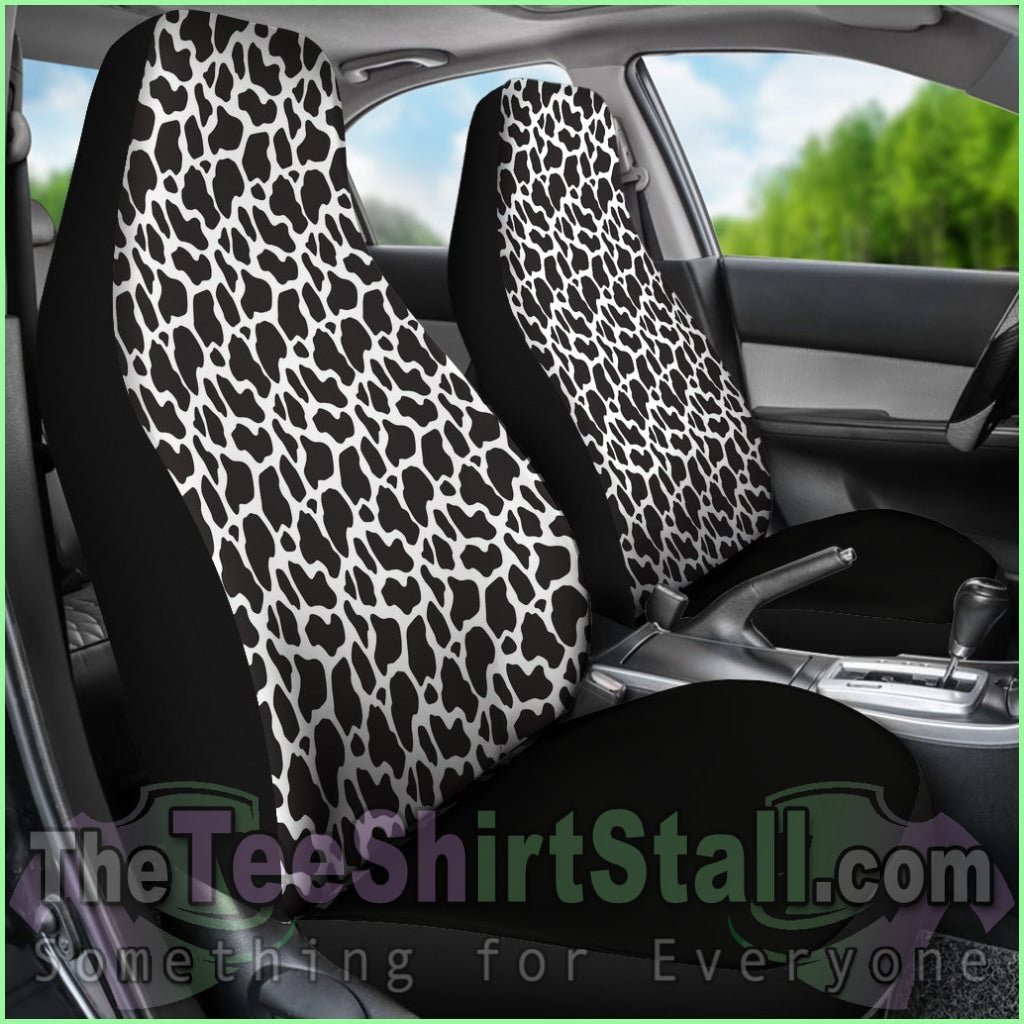 Cow Animal Print Car Seat Covers