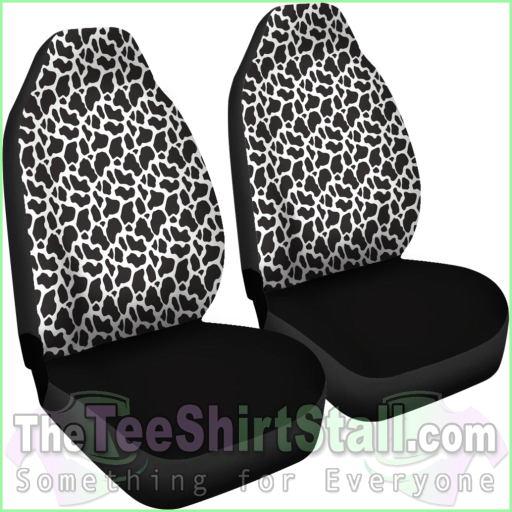 Cow Animal Print Car Seat Covers