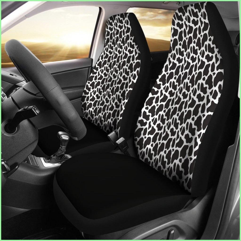 Cow Animal Print Car Seat Covers