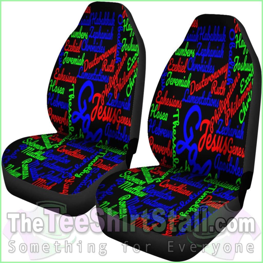 Custom-Made Holy Bible Books Mixed Colors Car Seat Cover