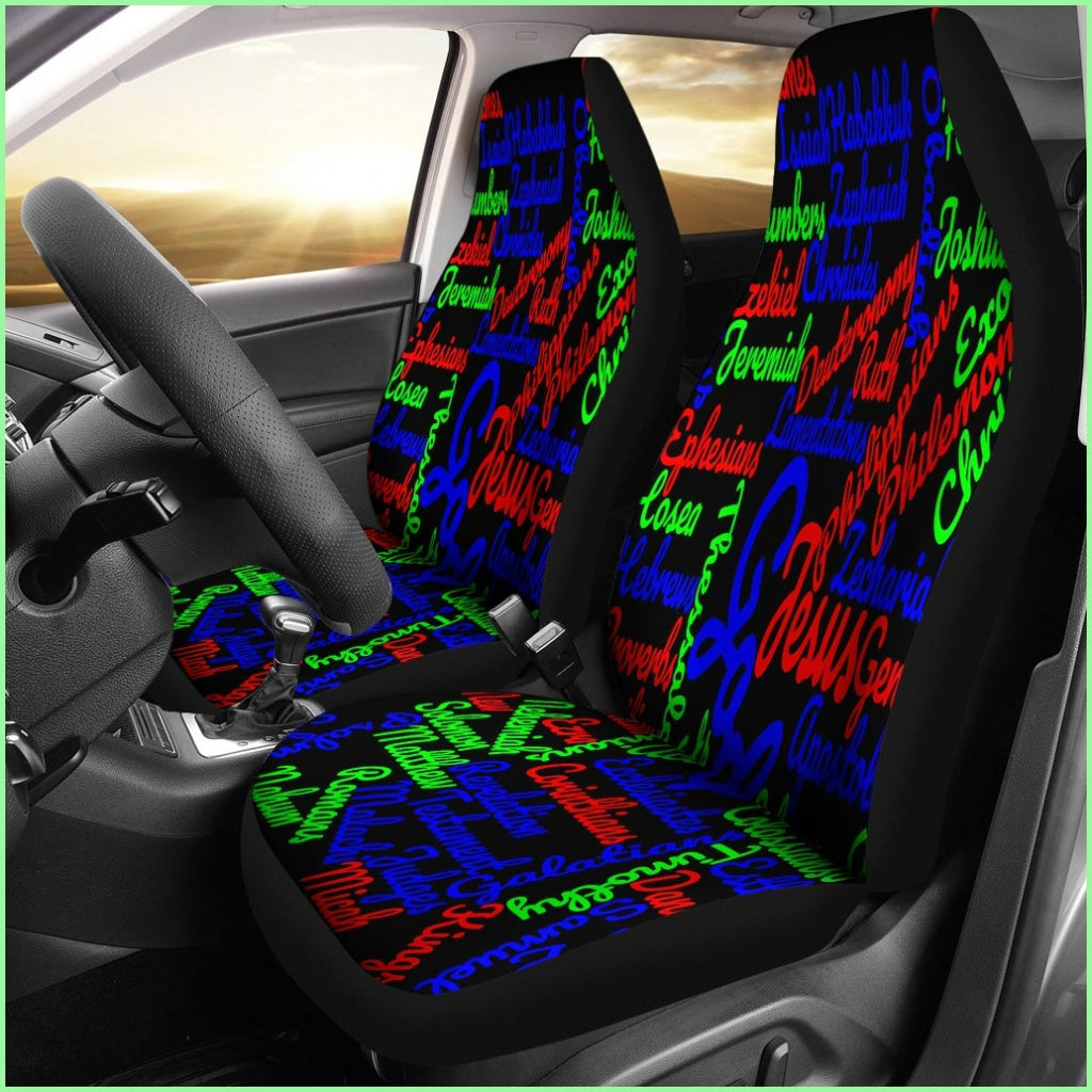 Custom-Made Holy Bible Books Mixed Colors Car Seat Cover