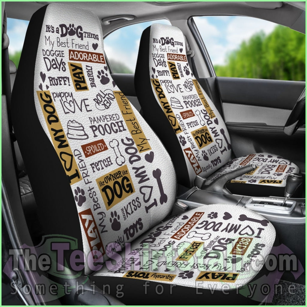 Dog Quotes Car Seat Covers