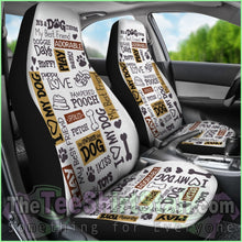 Load image into Gallery viewer, Dog Quotes Car Seat Covers
