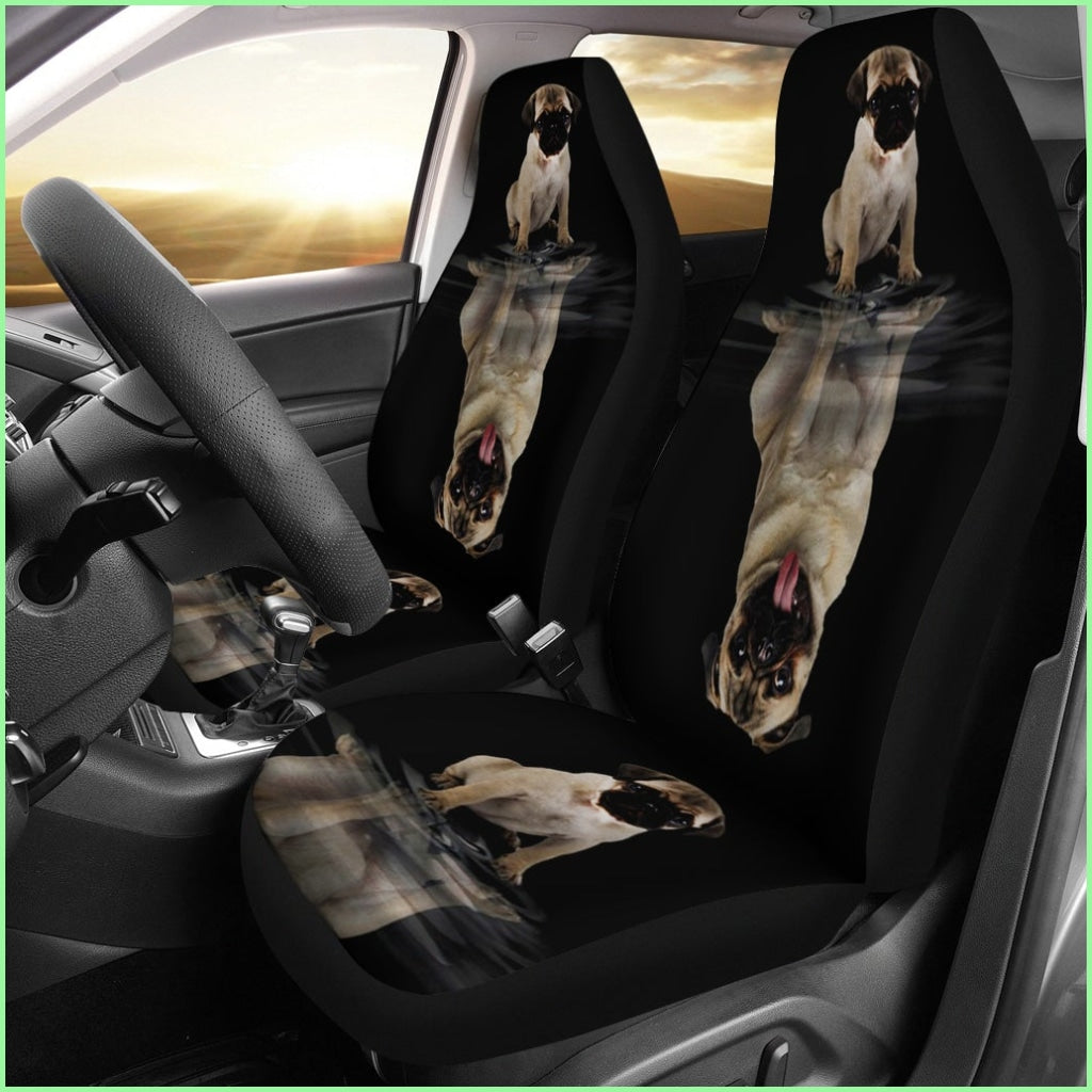 Dream Pug Car Seat Cover