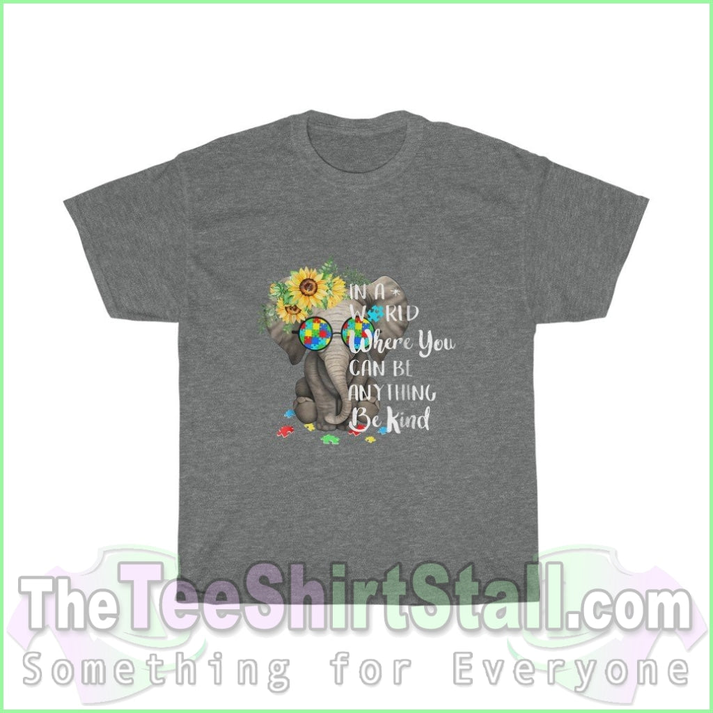 Elephant Be Kind - Autism Tee S / Graphite Heather T-Shirt