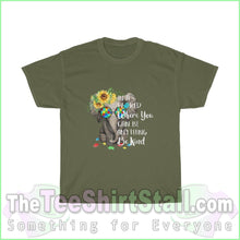 Load image into Gallery viewer, Elephant Be Kind - Autism Tee S / Military Green T-Shirt
